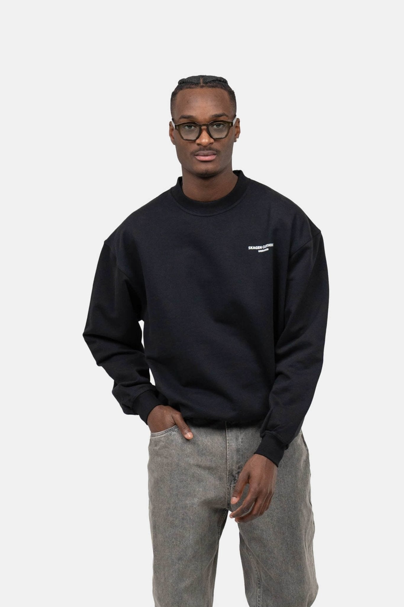 UNMARKED Sweatshirt Sort | Skagen-clothing.dk